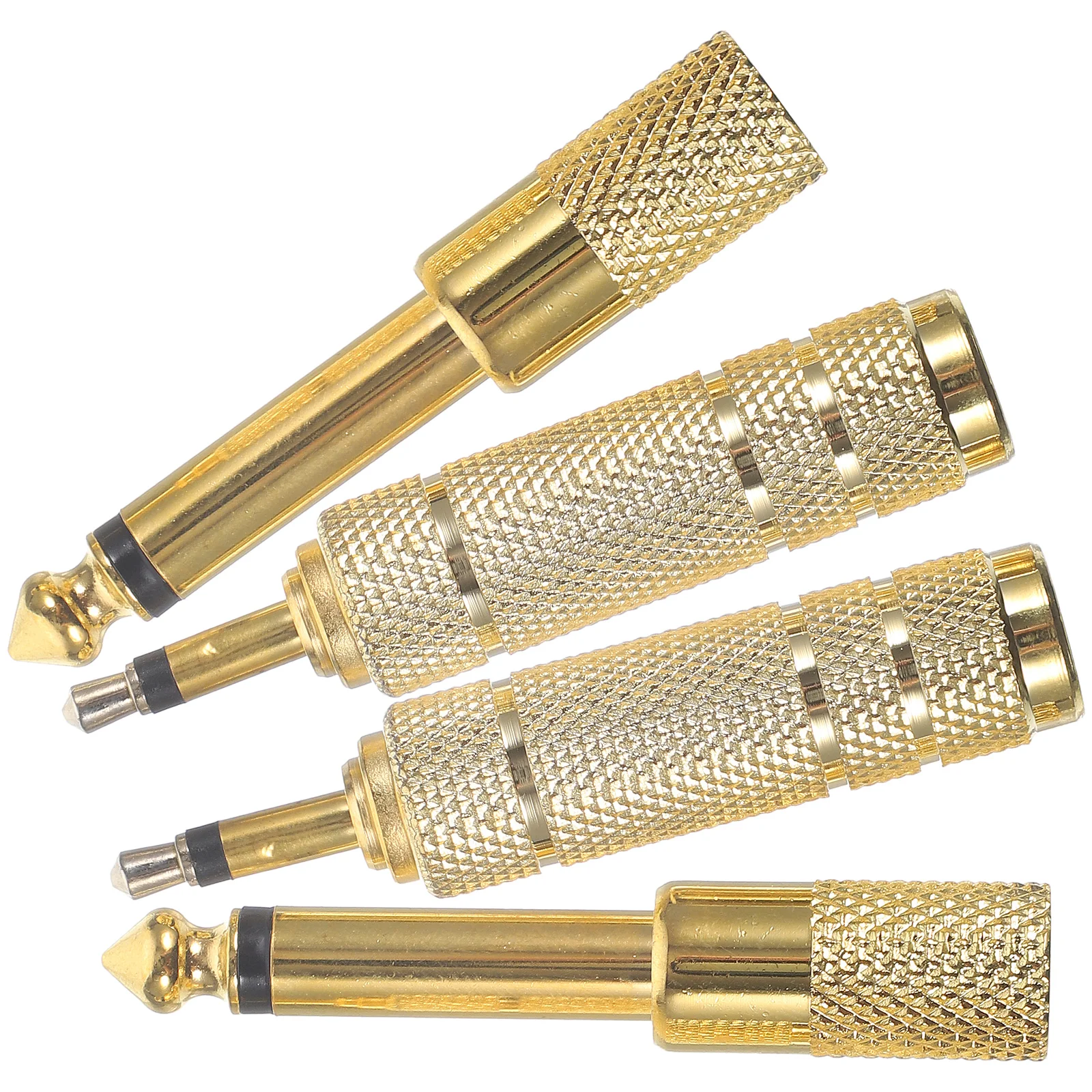 

4pcs Headphone To 3.5Mm Audio Jack Adapter For Headphone Adapters Microphones Headphones 1/4 Inch To 3.5Mm Stereo Adapter