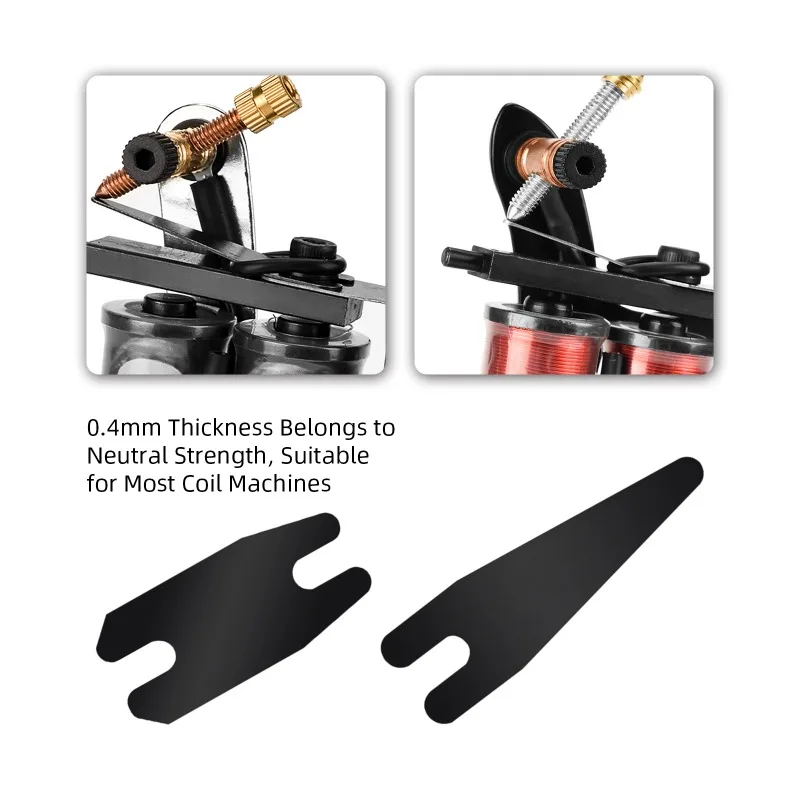 4pcs Tattoo Supplies Accesories Rotary Tattoo Machine Parts Shader Repair Conventional Contact Springs Set Material Tattoo