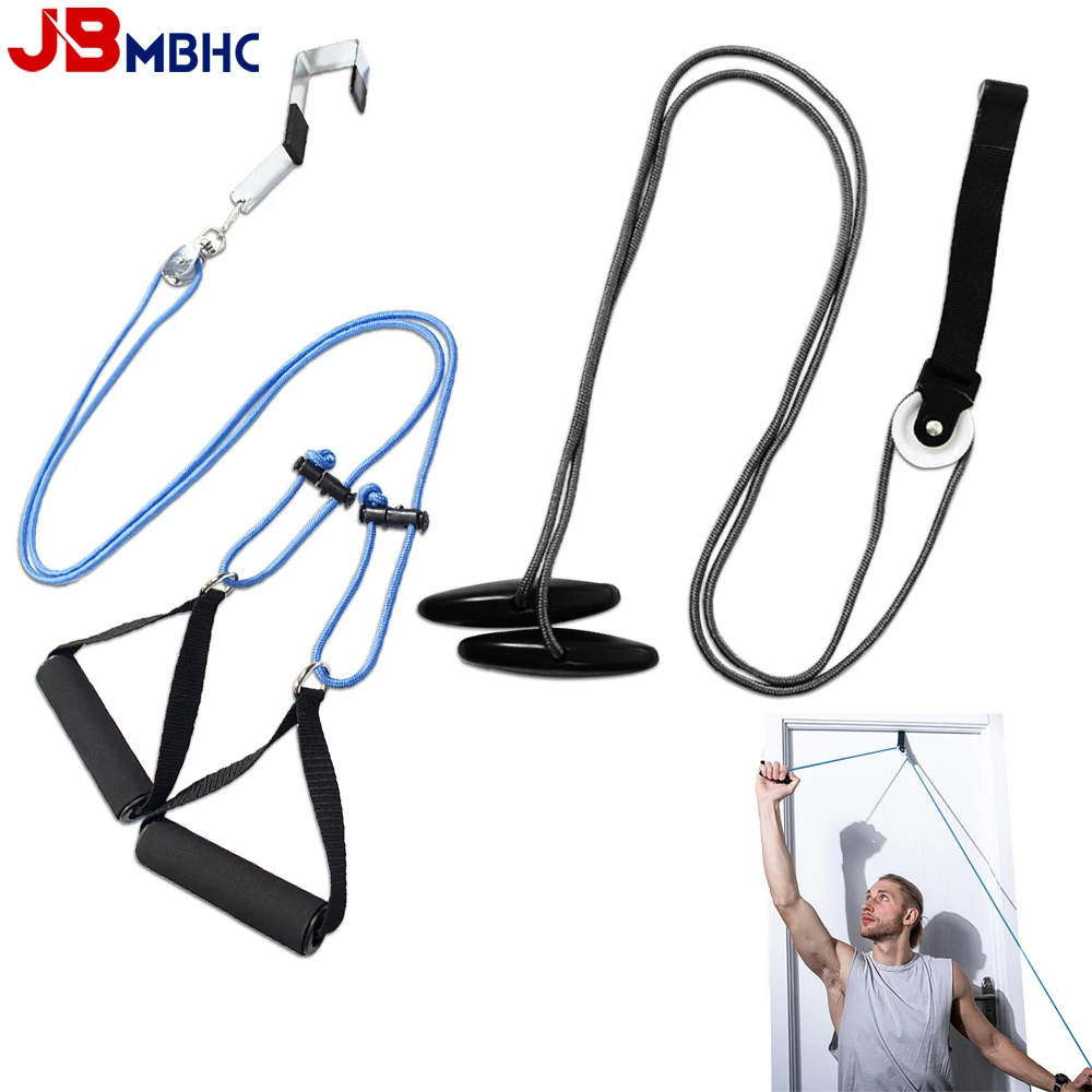 مدرب بكرة الكتف فوق الباب أداة تدريب بكرة العلاج الطبيعي تخفف آلام الكتف والذراع وإعادة تأهيل الكتف #1