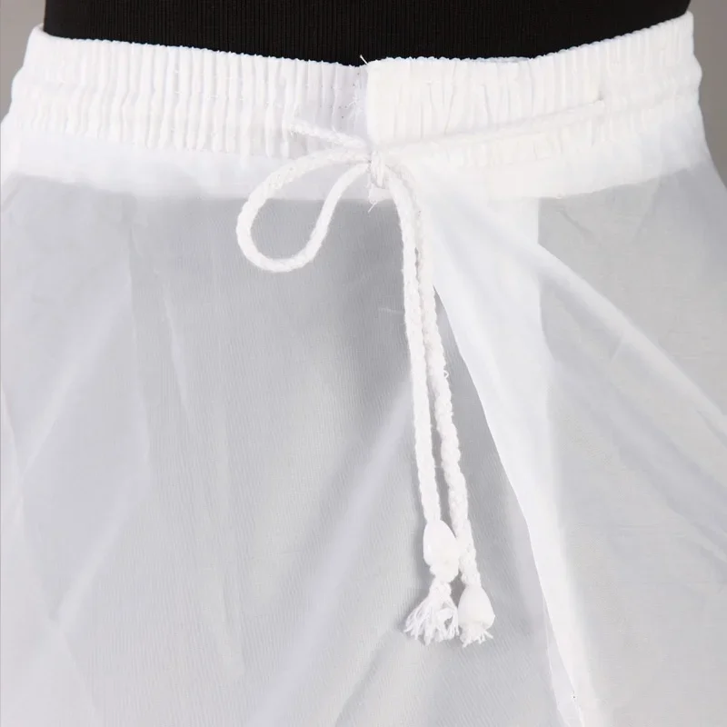 Weiß über Größe plus Größe 2 Schicht lange Spur Brautkleid Krinolin Petticoat Unterrock Braut Hochzeit