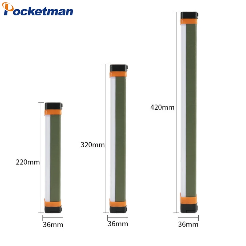 1 Pack Multi-functional COB Camping Light Outdoor LED Rechargeable Tent Lamp Magnetic Emergency Work Lights Flashlight with Hook