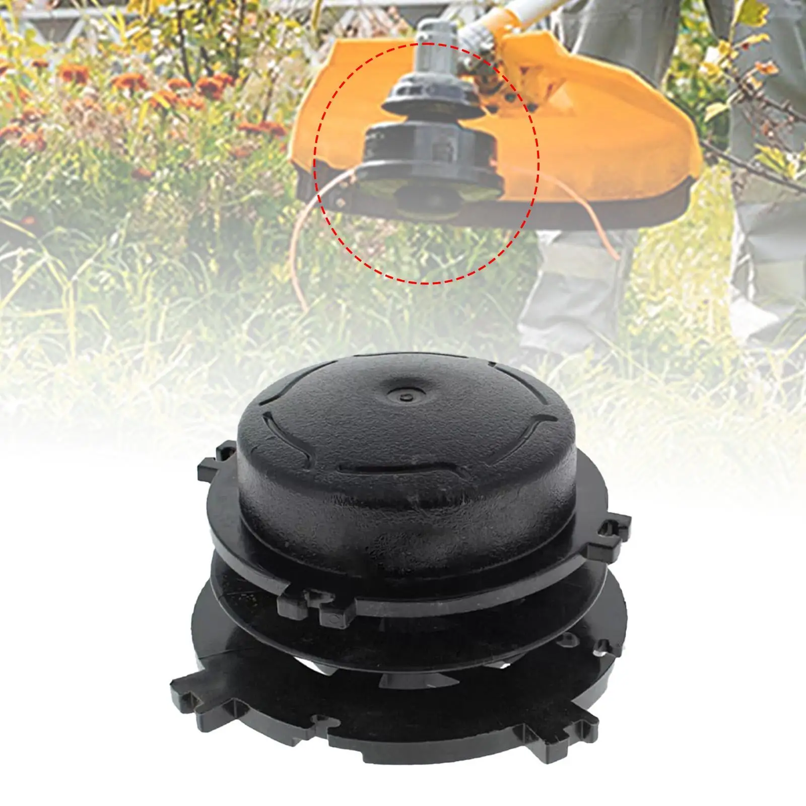 40037133001 Componentes de tapa de desbrozadora de hilo Reemplaza directamente el carrete de recortadora de repuesto para 36-2, 46-2, 56-2