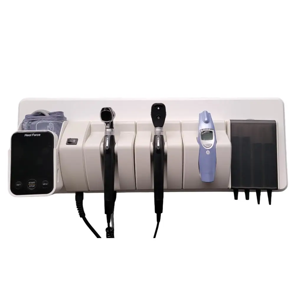 Portable Medical Fiber Optic Wall-Mounted Diagnostic Set Integrated Diagnostic Unit Visual Acuity Examination Apparatus for ENT
