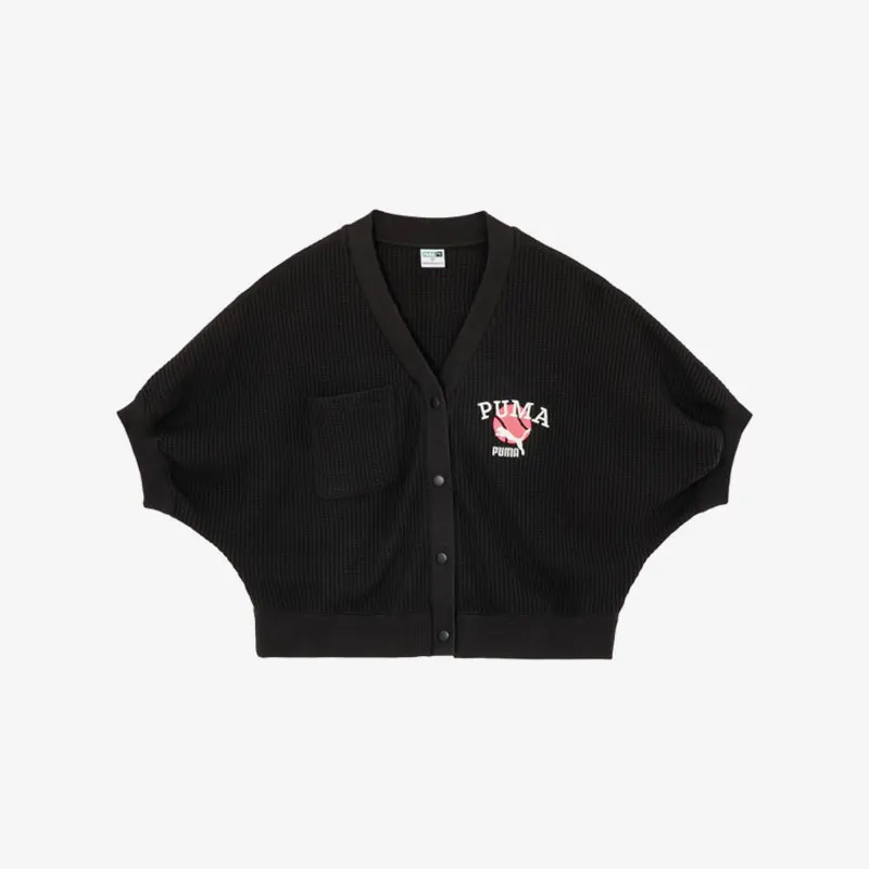 

Puma Genuine 2023, летняя новая женская модная вязаная повседневная куртка 622973-01