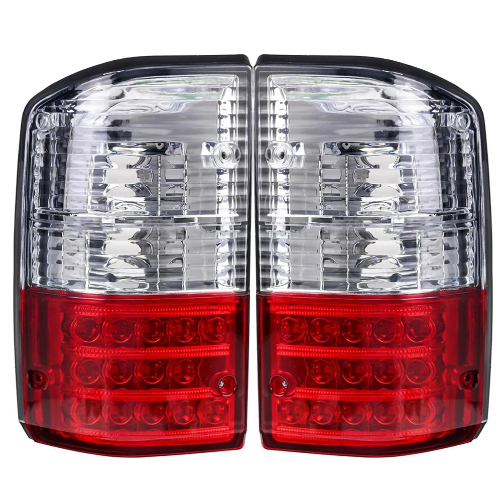 Rear Bumper LED Tail Light For Nissan Patrol GQ Y60 GR 1987-1997 Car Accessories Fog Led Red Smoked Brake Stop Turn Signal Lamp