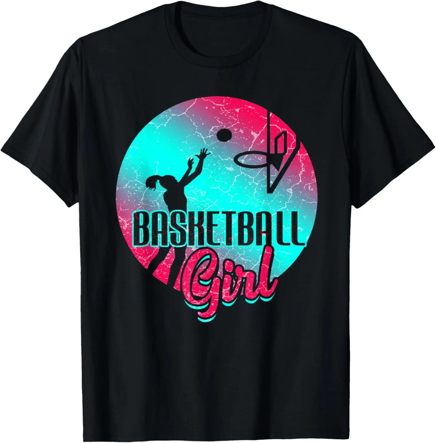 School Basketball Player Play Like a Girl Basketball T-Shirt