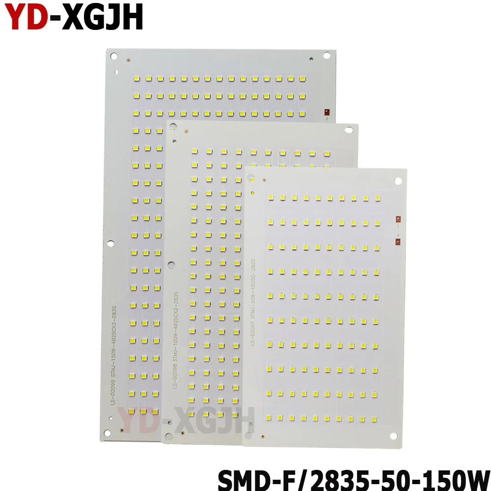 Bianco/bianco caldo 50W 100W,SMD2835,LED PCB Board alluminio 75V 10000Lm 260-280MA proiettore Retrofit esterno lampada bordo accessori