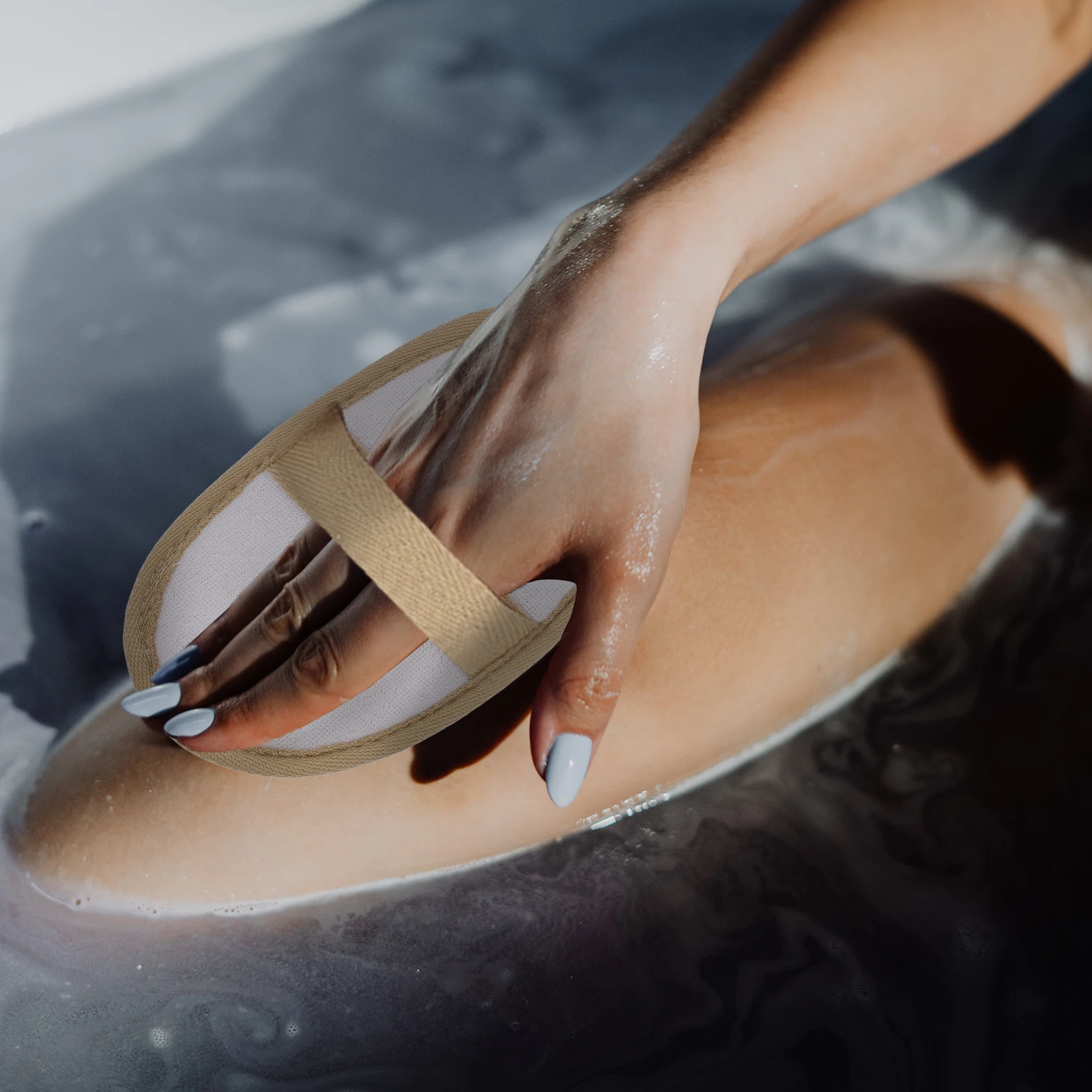 

2pcs Loofah Bath Towels Sturdy Reusable Shower Scrubbing Pads Exfoliating Back Scrubber Body Massage Bath Wipes Dead Cell