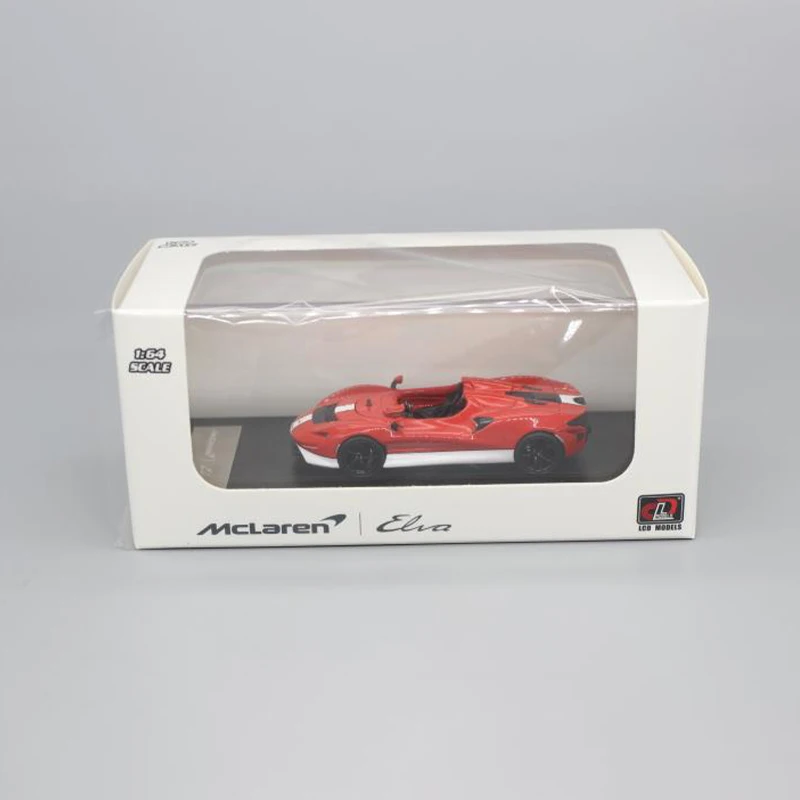 1:64 Modelauto Mclaren Elva Open Type Legering Speelgoed Motorvoertuig Diecast Metal Edition Supercar Modelvoertuig Collectie Decoratie