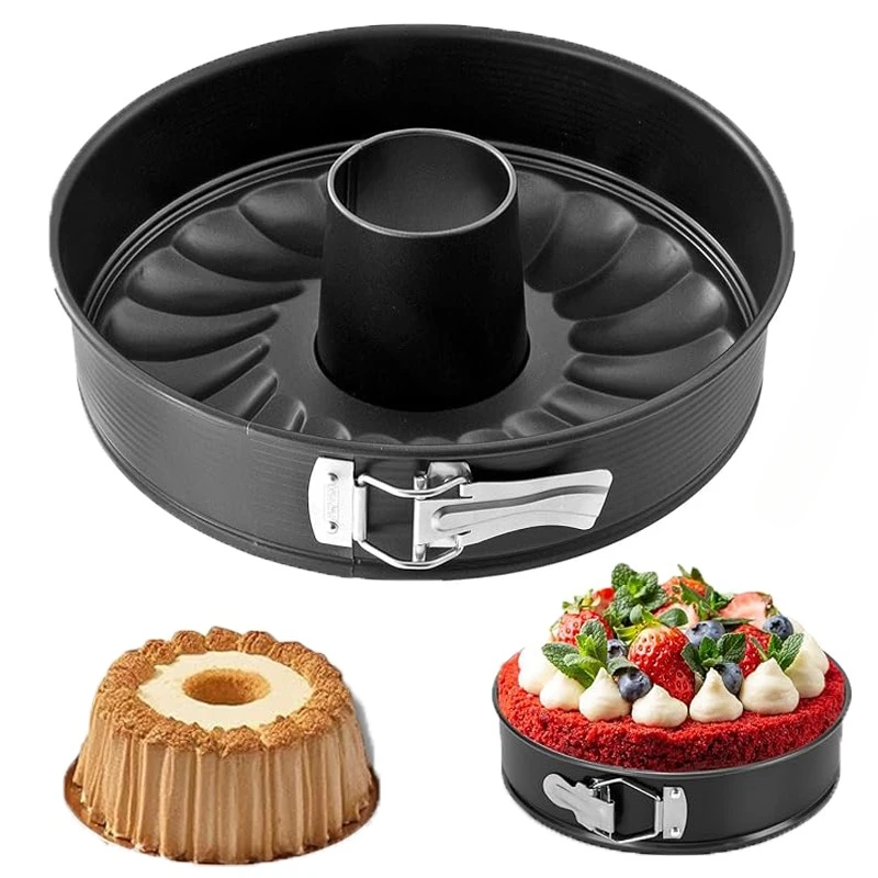 

Springform Round Cake Pan 9/10/11Inch Cheesecake Gugelhupf Non Stick Leakproof Cake Baking Pans Removable Bakery Baking Tools