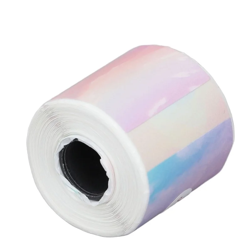 Round Thermal Sticker Label 30x30mm Portable Self Adhesive Small Business Thermal Sticker Colorful/Pure Color - view 3