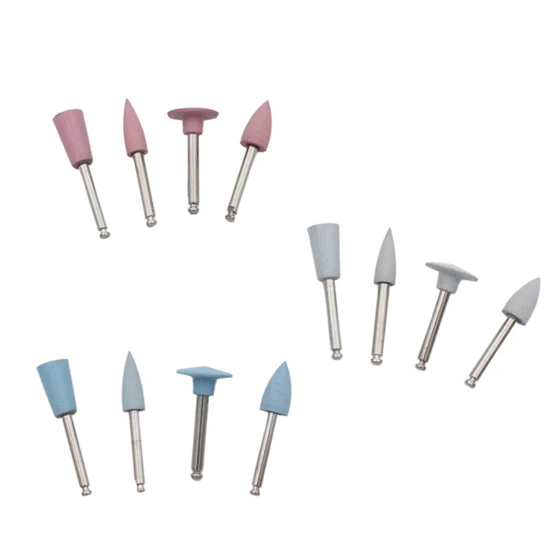 

12pcs Dental Silicone Grinding Heads Teeth Polisher for Low-speed Machine Polishing Dentistry Instrument 12 types Opti