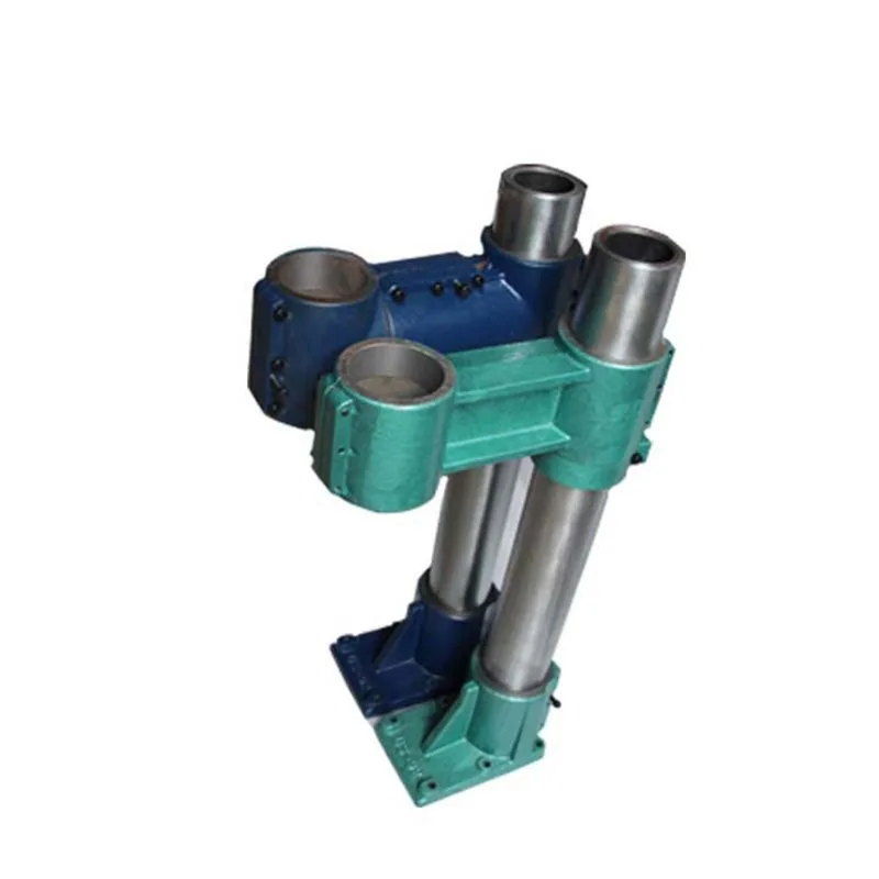 Large baseplate with vertical parallel universal bracket, drilling power head bracket