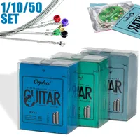 10/50 Set Orphee Electric Guitar Strings Set RX Series Hexagonal Carbon Steel 6 String for Electric Guitar Accessories Beginner