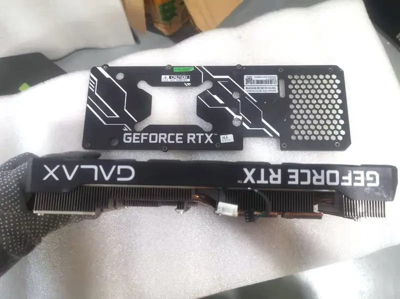 Original Radiator Cooler for GALAX RTX3070ti Three Fans Video Card with Backplate