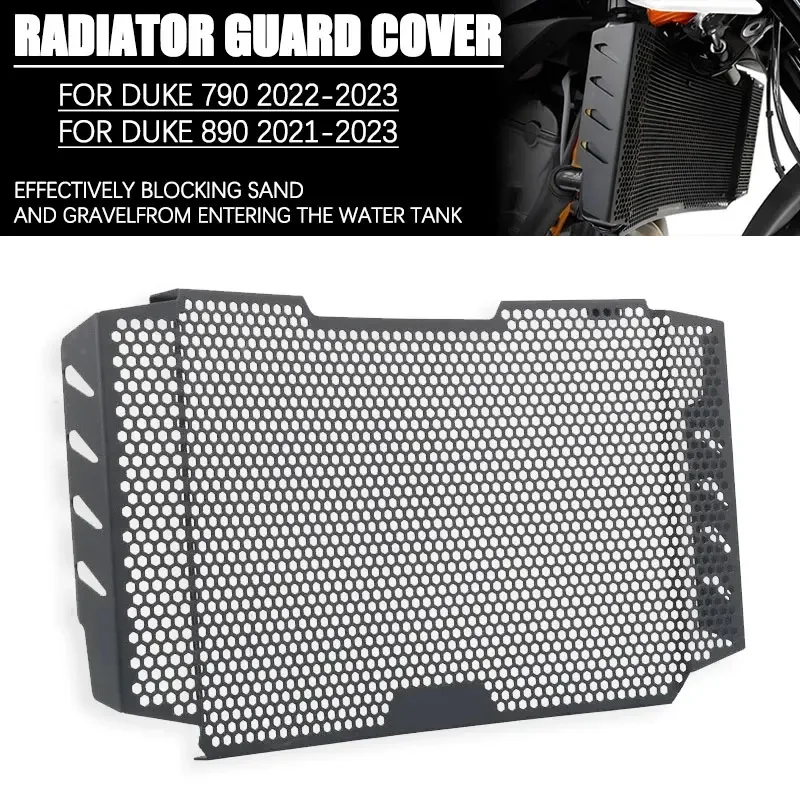 For DUKE 790 2022-2023 For DUKE 890 2021-2023 Motorcycle Radiator Guard Grille Cover Protector Protective Grill