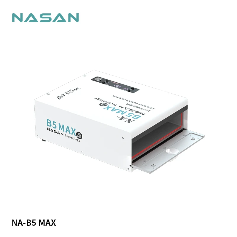 Imagem -04 - Nasan Lcd Bubble Remover Machine Removedor de Bolhas para Telefone Ipad Tablet Screen Glass Oca Bubble Removing Defoaming Tools 15 in Na-b5 Max