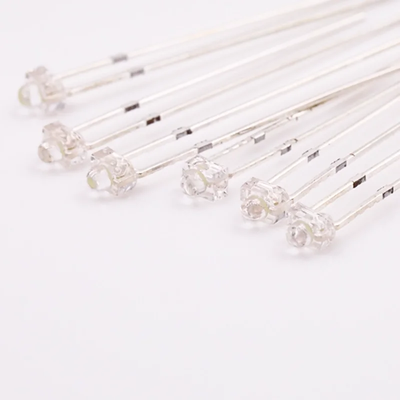 1.8 مللي متر فراشة صغيرة شفافة في خط LED خرزة مصباح قدم طويلة أحمر أصفر أزرق أخضر أبيض وردي أرجواني ضوء تسليط الضوء على إنديكا