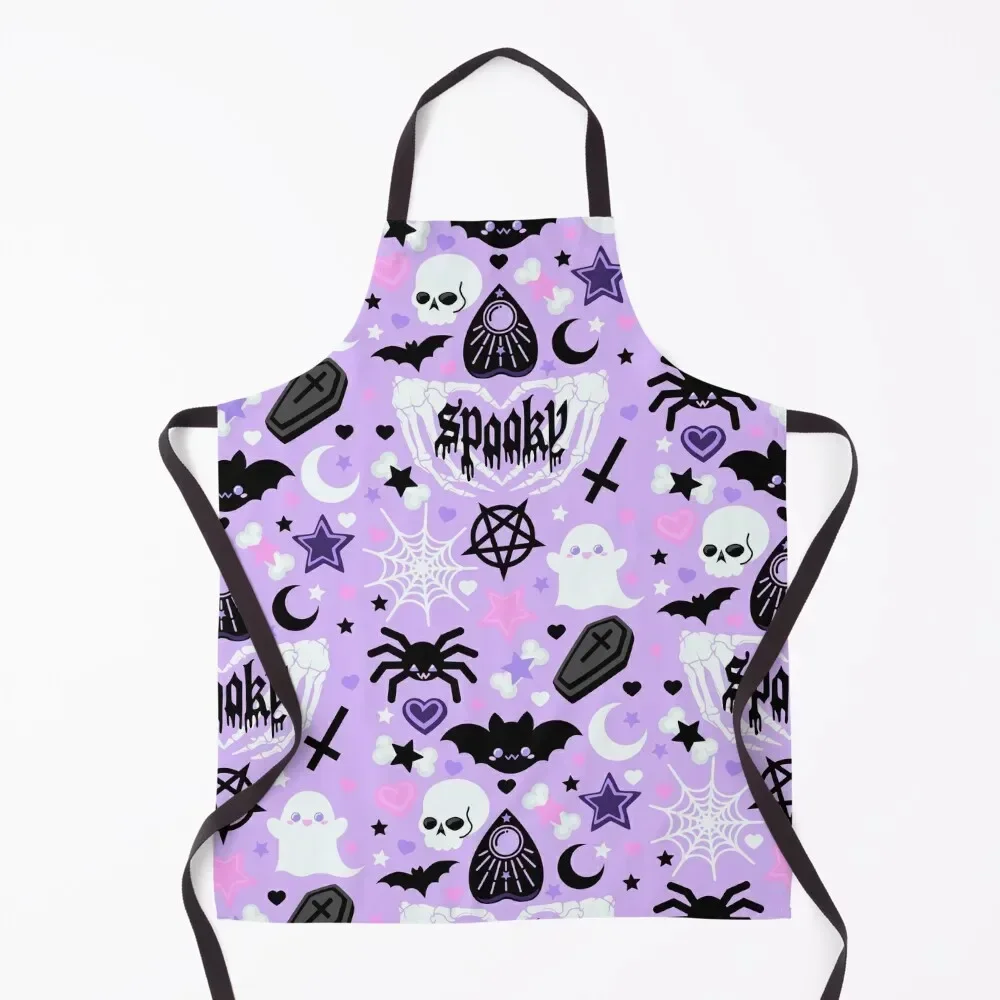 

Pastel Goth Apron Kitchen Tools For Man Haircut Trim Cloth Apron