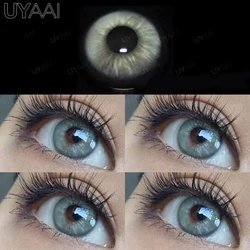 UYAAI Contact Lenses High Quality Colored Contact Lenses Green Natural Eye Contacts Blue Eye Lense Women Cosmetic Natual Lens