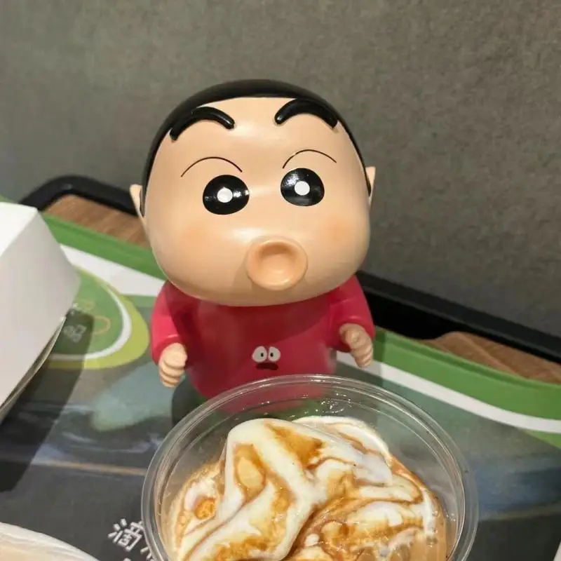 Anime Crayon Shin-Chan Figurine Nohara Shinnosuke Action Figures Beeping Mouth Pvc Model Collection Toys Decoration Birthday Gif