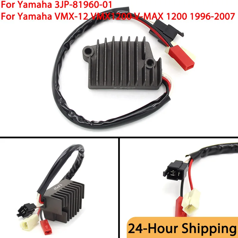 

Motorcycle Voltage Regulator Rectifier For Yamaha VMX-12 VMX1200 V-MAX 1200 1996 1997 1998 1999 2000 2001 2002-2007 3JP-81960-01