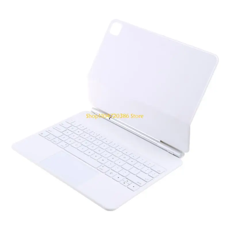 K0EA Magnetic Keyboard for Case for  10.9" 11" /  12.9" Tablet Bluetooth-compatible Detachable Keyboard Leather Cover