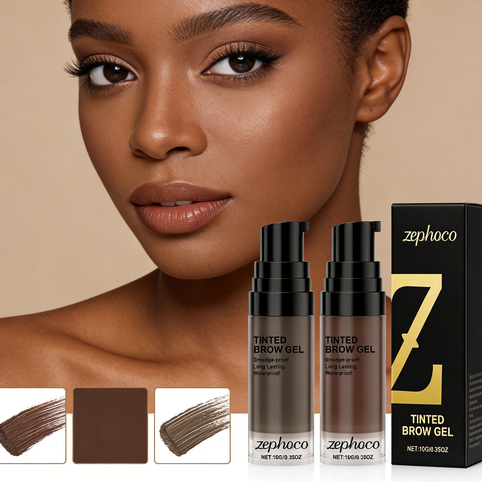 Long Lasting Brow Tint Gel Natural Defined Eyebrow Nourishing Soothing Quick Dry Tint Stereoscopic Eyebrow Cosmetic Eye Makeup