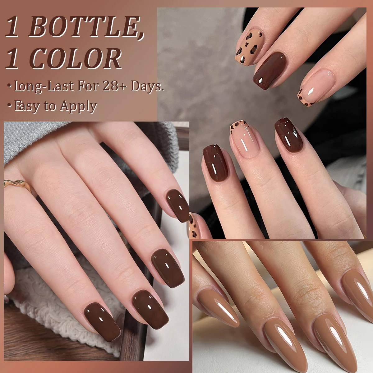 مجموعة طلاء أظافر VOKY مكونة من 6 زجاجات، بجودة مستوى الصالون، مناسبة للعناية بالأظافر ويمكن استخدامها لفن الأظافر بنفسك من قبل النساء. #4