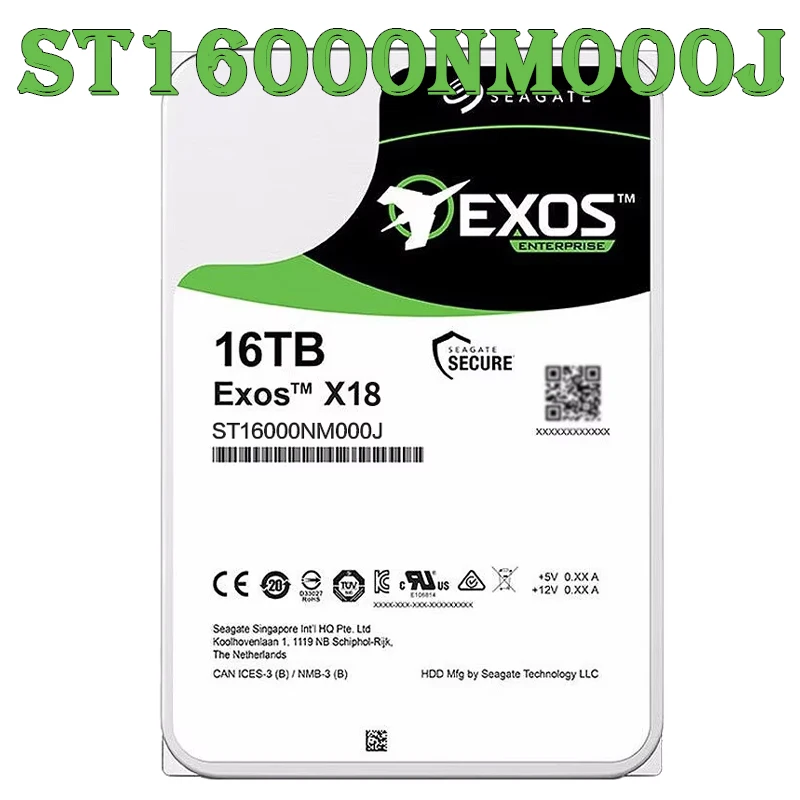 

for Seagate Exos-16TB（ST16000NM000J）X18 7200RPM 256MB 6Gb/s 3.5 "SATA HDD hard drive