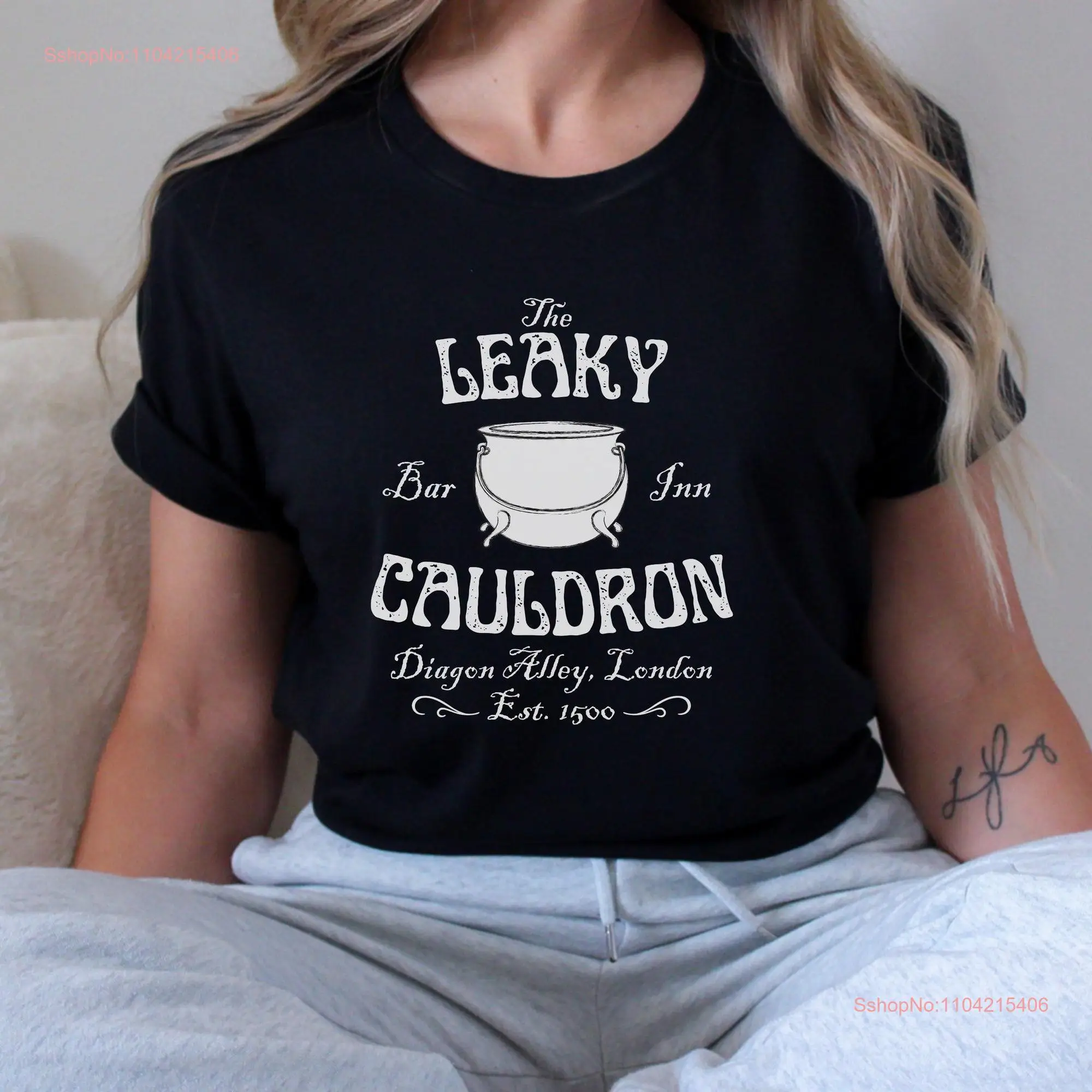 Leaky Cauldron T Shirt Hp Wizard House School Magical World long or short sleeves