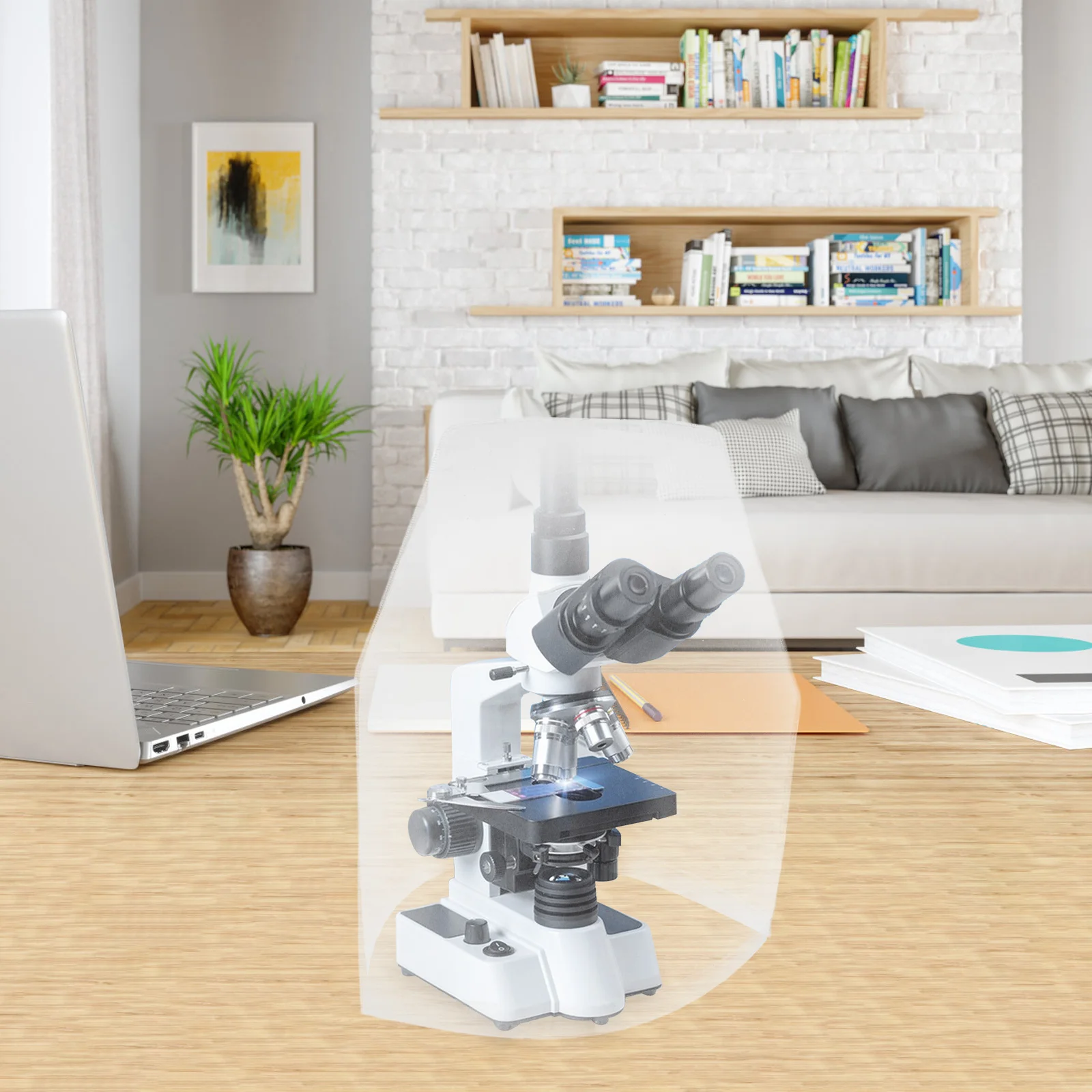 

Microscope Dust Cover Plastic Protective Jacket Equipment Shield Moisture Resistant Laboratory Instrument Dust