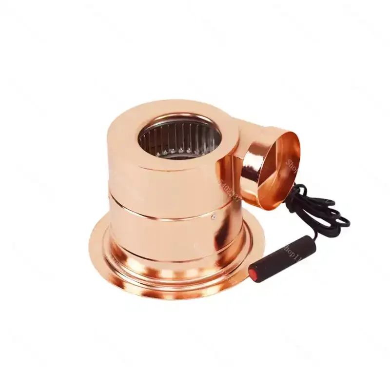 Tube Type Exhaust Fan Korean BBQ Fan for Restaurant Kitchen Equipment Strong Smoke Extraction Commercial