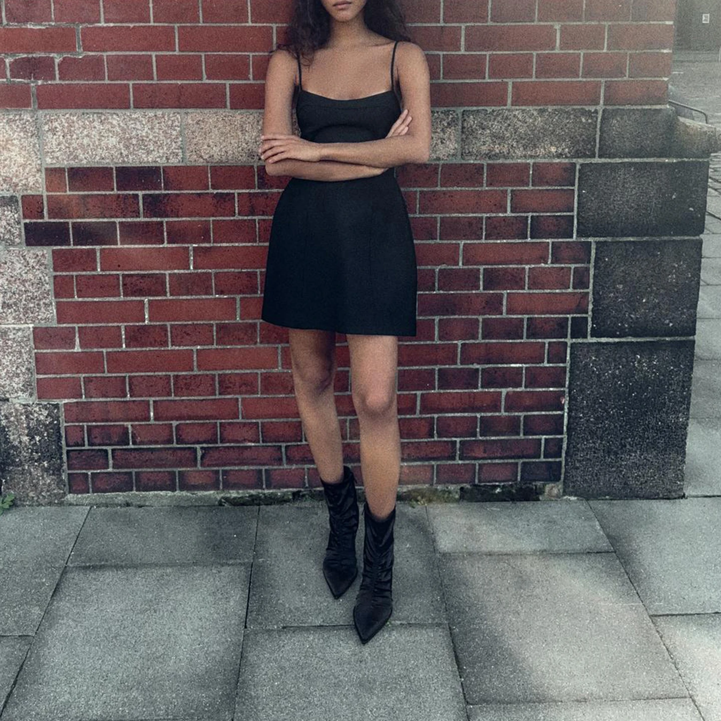 mat Sle ort Svel round Ne Dr Women's New Autumn Polyester Fiber Blend A-Line Skirt Casual Wear