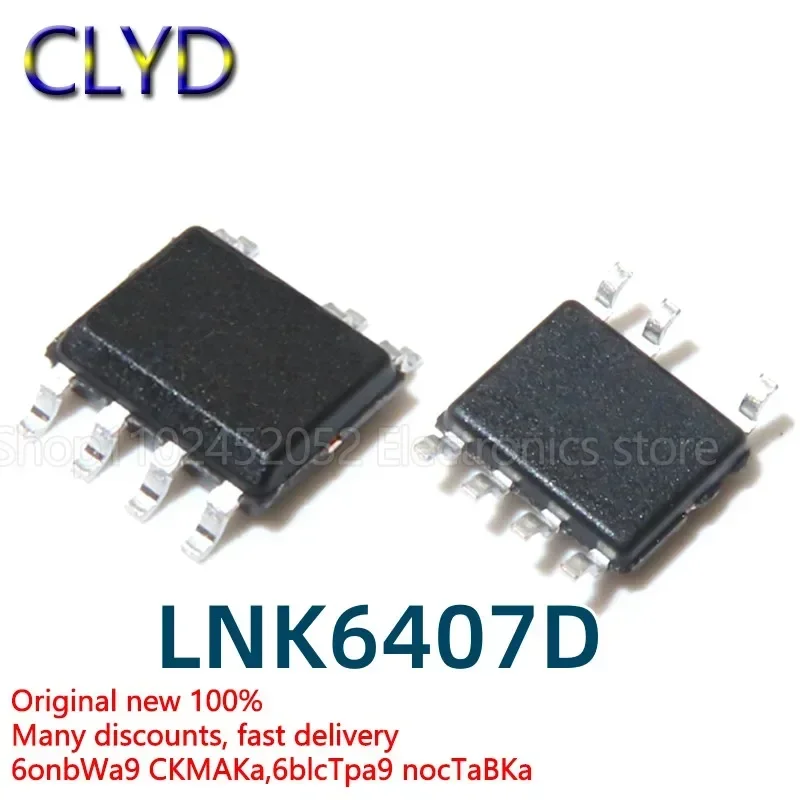 5PCS/LOT New and Original LNK6407D-TL LNK6407 SMD SOP7 power management chip IC