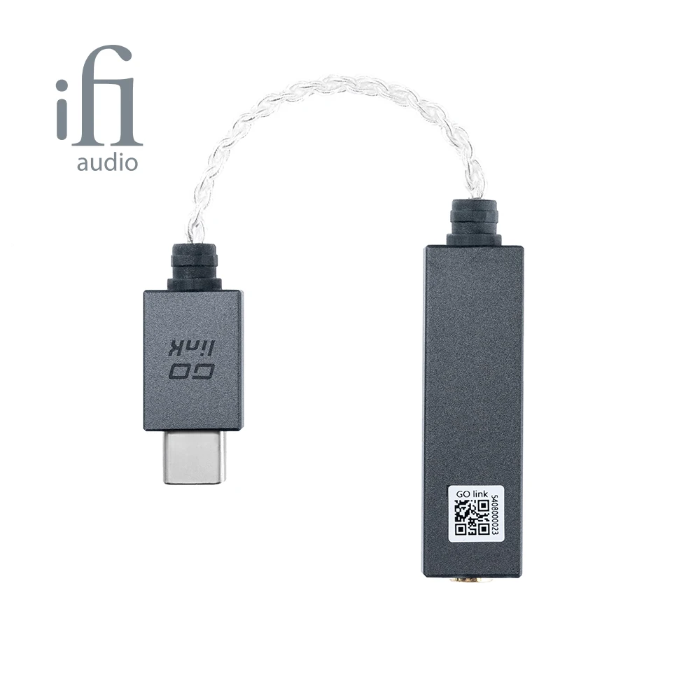 iFi GO link Portable USB Balanced DAC Headphone Amplifier Dongle Dynamic Range Enhancement Total Harmonic Distortion Decoder