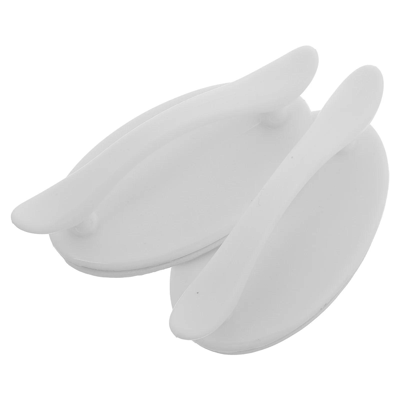

2Pcs Drawer Pull Handles Self Stick Wardrobe Door Furniture Kitchen White Bath Safety Handrail No Drilling Strong Adhesion