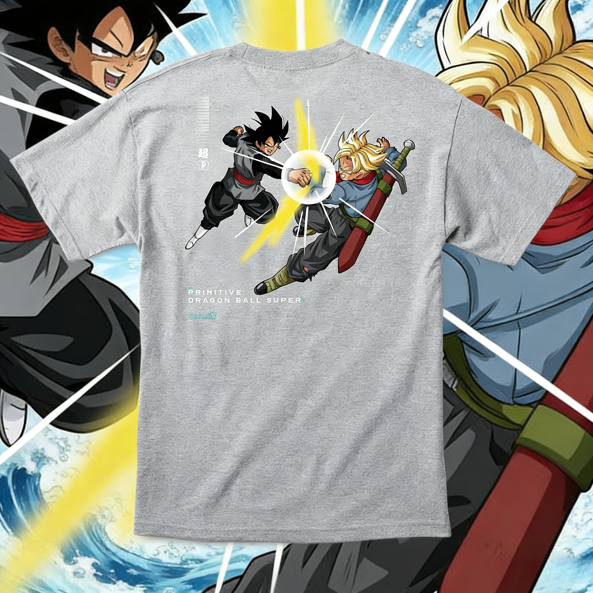 

2026 New Summer Dragon Ball 40th Anniversary Goku Black 100% Cotton Anime Printed T-shirt Extra Size Casual Streetwear Unisex