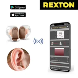 Rexton Mini Digital Hearing aid Mobile Phone Remote Adjust Programmable Hearing Care Aid for Elde Former Siemens hearing aids