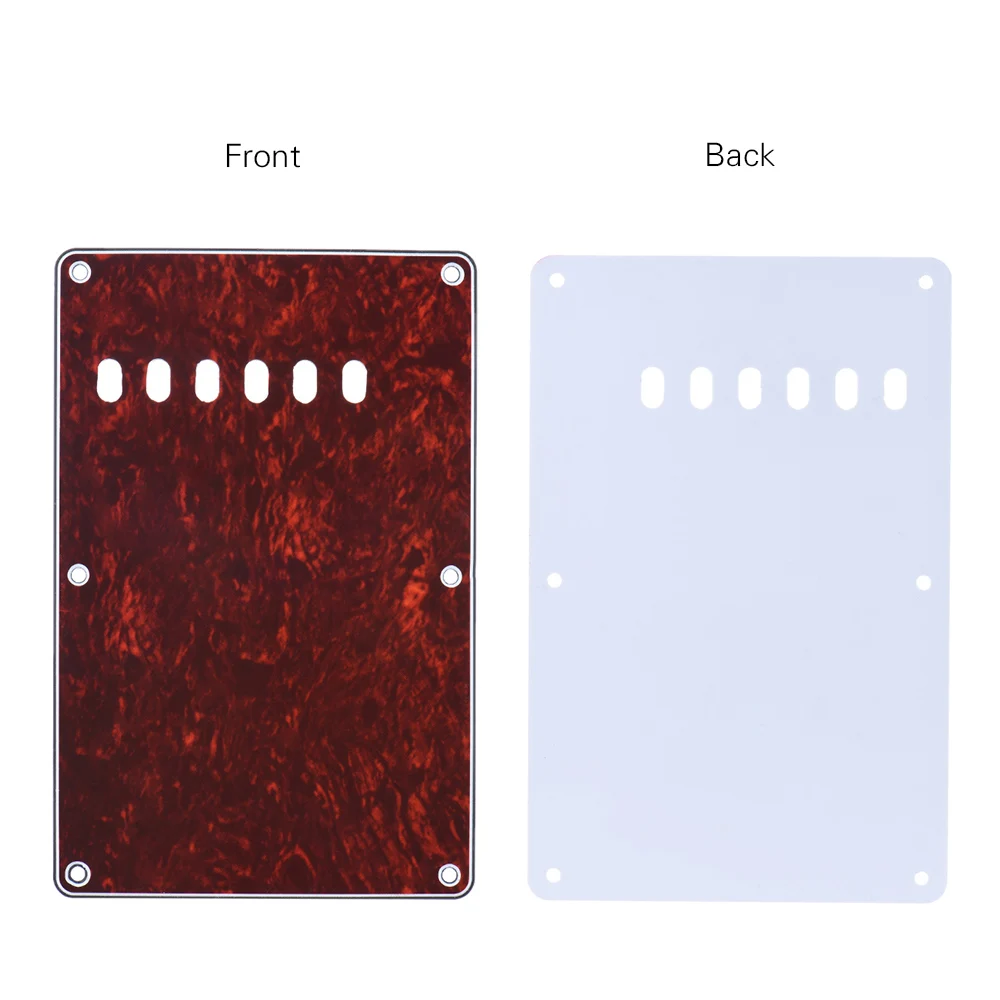 Pickguard Back Plate Tremolo Cavity Cover Vintage Style Backplate for Stratocaster Strat ST Modern Style Electric Guitar 4Ply Gu