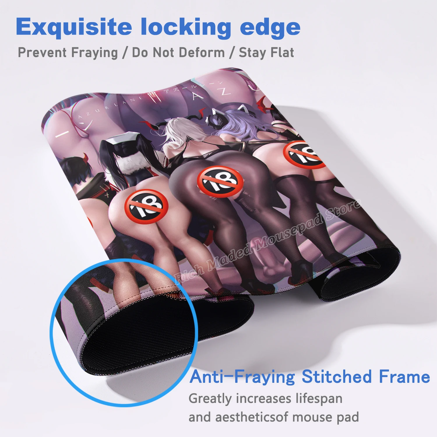 Hentai Grote Muismat Sexy Meisjes Bureaumat Gaming Accessoires Sexy Anime Muis Muismat Kantoor PC Kast Mat Gamer Uitgebreide Pads