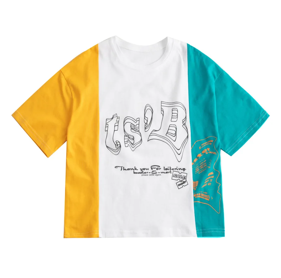 Camiseta fresca para niños y niñas, ropa de baile de Hip Hop, ropa de baile de Jazz, ropa de baile callejero, trajes de salón