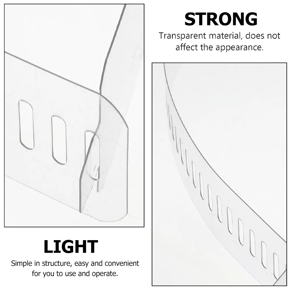 50 قطعة طوق القميص دعم تحديد الإمدادات شرائط PVC دائم قابل للتعديل مشبك غير تشوه تخزين الحرفية الخياطة