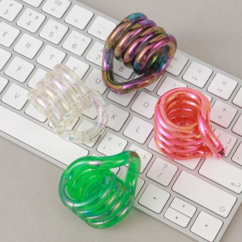 Official Genuine Twist Music Warm Transformation Adult Stress Relief Tool Adhd Concentration Training Finger Toy