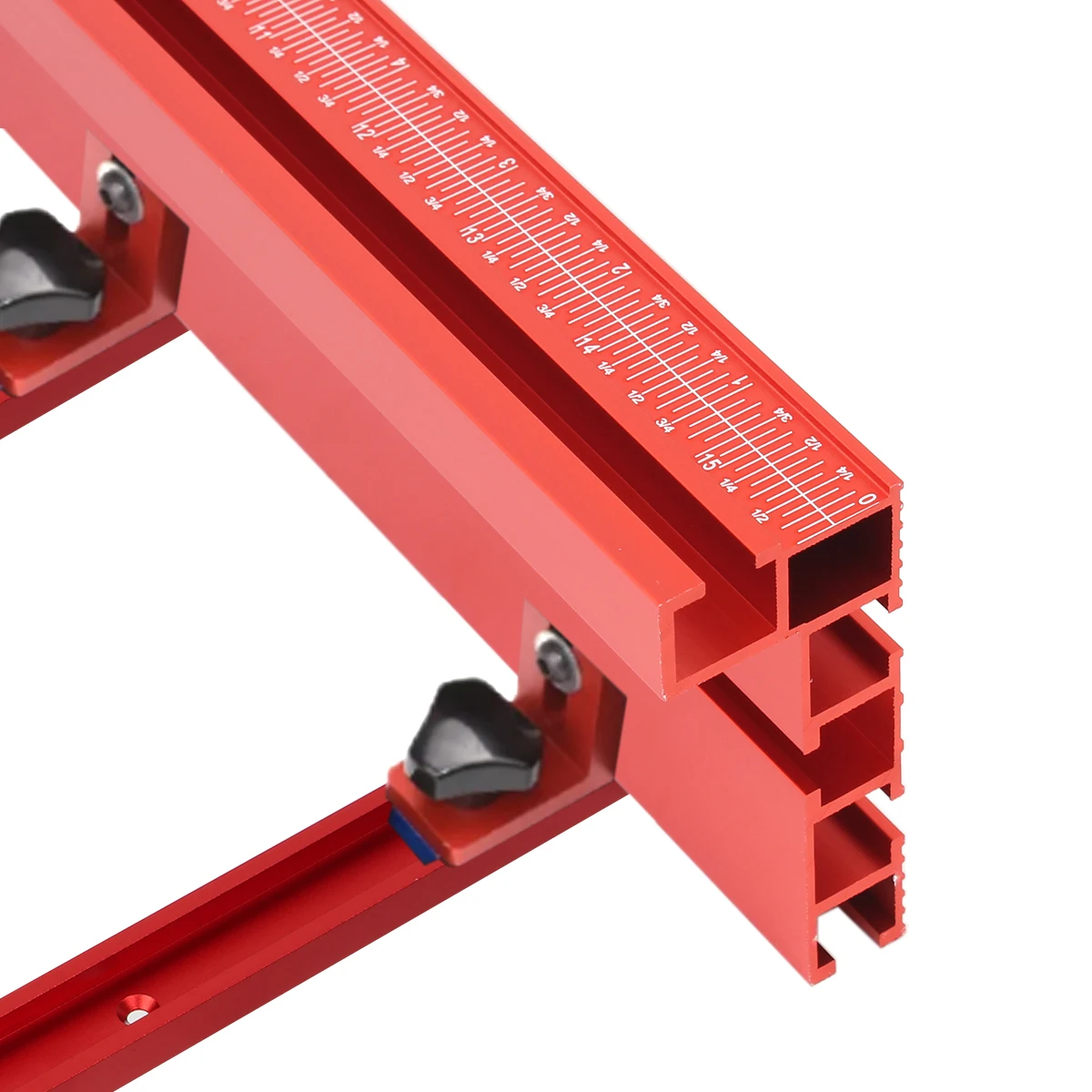 75 Type Aluminium Profile Fence Router Fence T-Track Table Fence System for Woodworking Accessories Miter Saw Fence With Measure