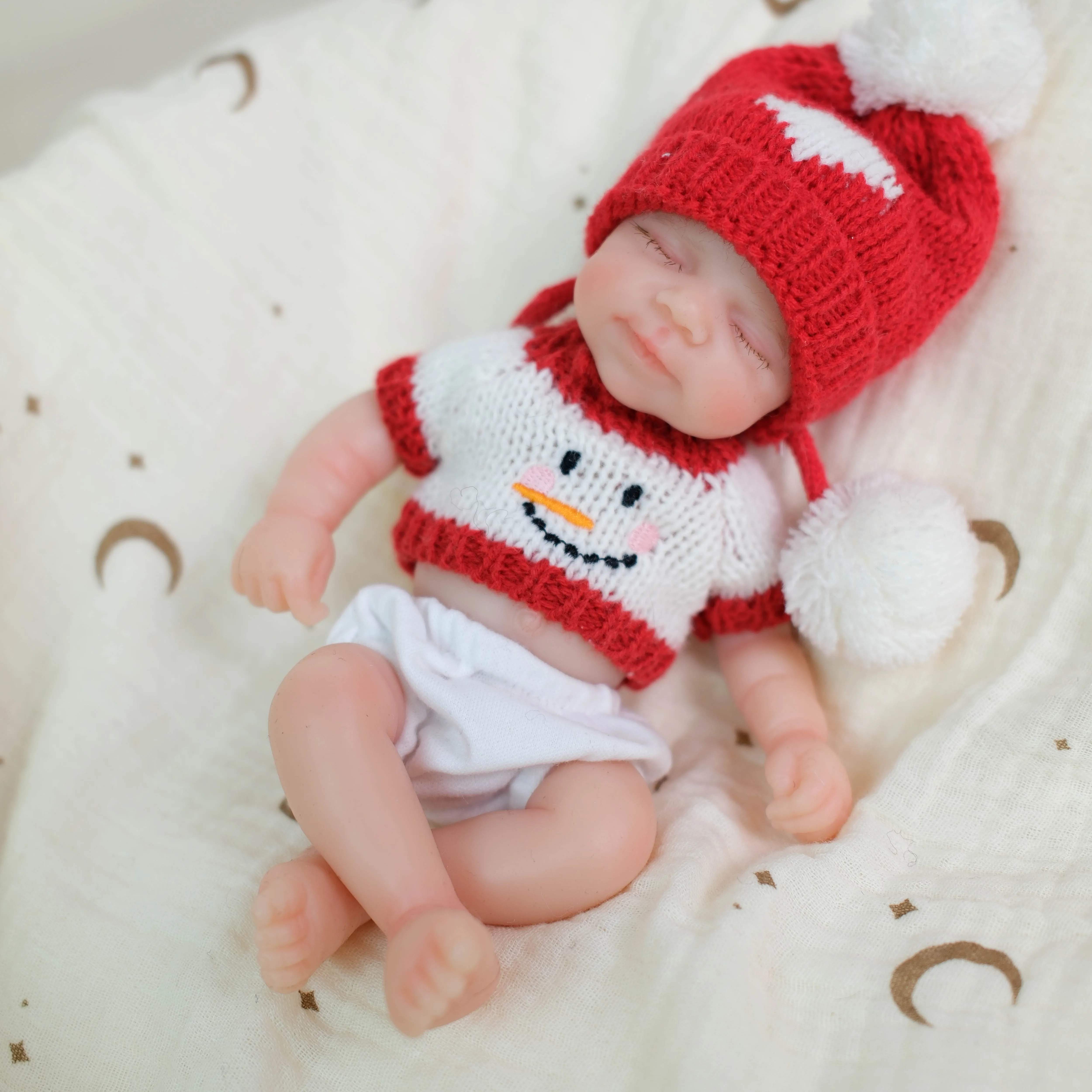 ตุ๊กตาซิลิโคนแพลตตินัม NPK ขนาด 8 นิ้ว นุ่มมาก ยืดหยุ่น แบบรีบอร์น ของสะสม ตุ๊กตาเด็กผู้หญิงขนาดเล็ก พกพาสะดวก ของเล่นเด็กอายุ 4 ปีขึ้นไป