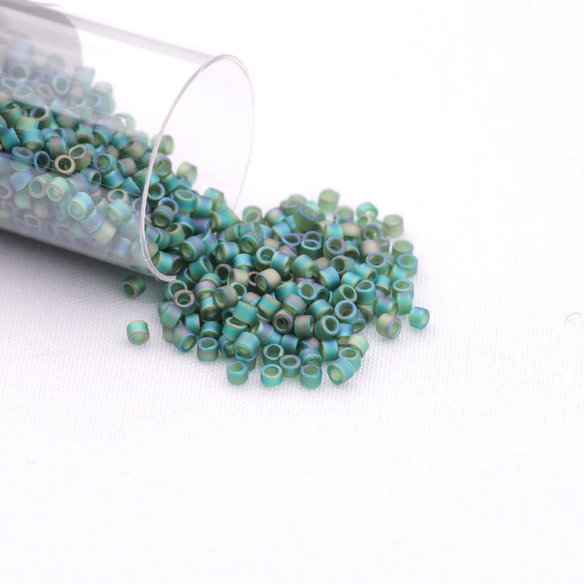

10g Japan Miyuki Delica Beads Transparent Frosted Color 11/0 Seed Beads for Needlework Jewelry Making