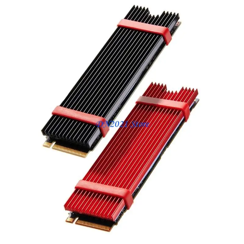 

F3KE High Performance M.2 Heatsink NVME 2280 SSD Heat Sink with Thermal Silicone Pad Fine Workmanship Aluminum Material