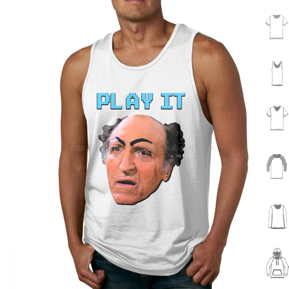 Play It , Uncle Leo! Tank Tops Print Cotton Seinfeld Jerry Seinfeld Kramer George 90s Sitcom Funny Tv Elaine Benes