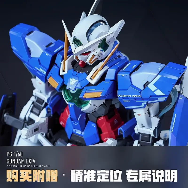 LNX Original 1/60 PG Exia Model Kit High Precision Water Decal Stickers 3 Sheets Numbered Edition DIY Assembly Toy Gift